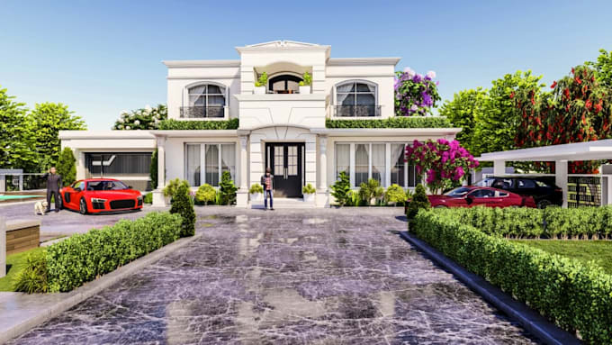 provide 3d rendering with HD quality