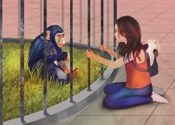 do illustrations and drawings for children books and covers