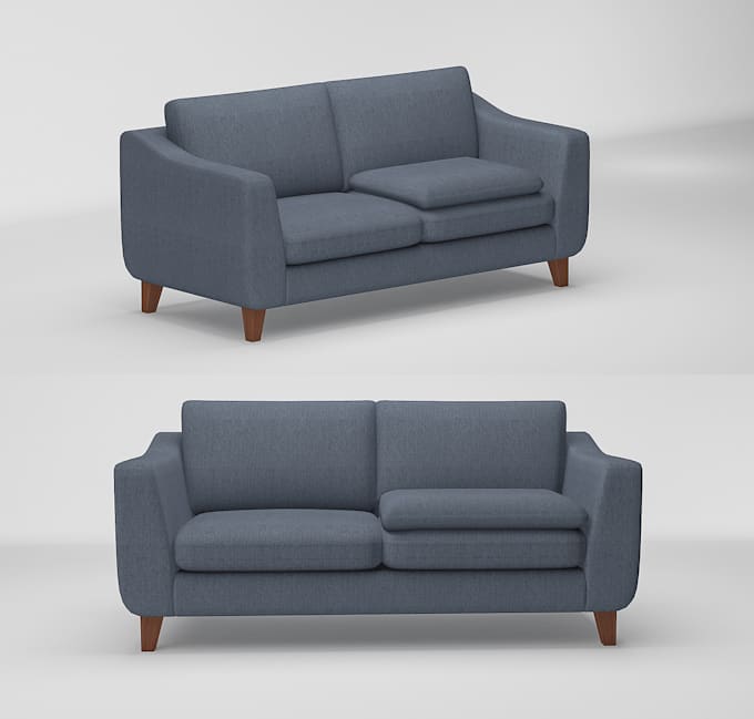 create 3d models furniture sofas, chairs, tables and poufs