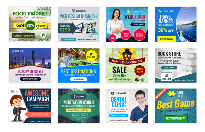 Design Creative Banner Ads For Google Adwords Web Banner By