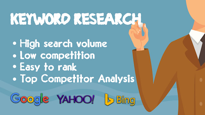 do keyword research and competitor analysis for your niche