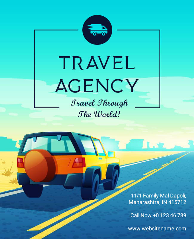 Design Simple Travel Flyer With Friends And Family By Vinayakparanjap