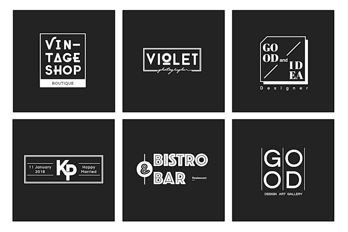 do modern minimalist logo design