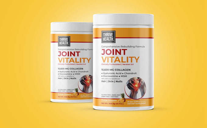do professional bottle label design, product label design and pouch design