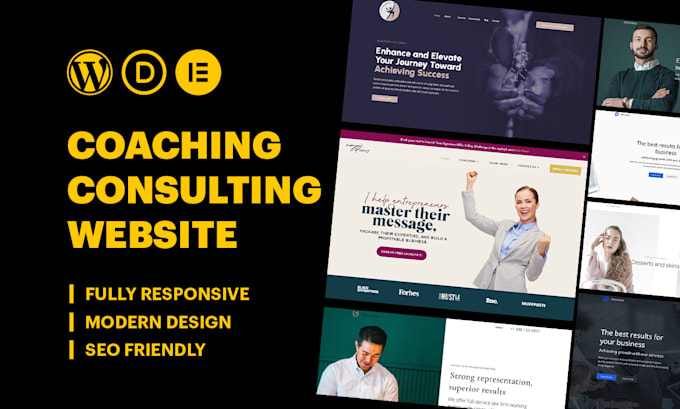 build consulting website for speaker, trainer, consultant in wordpress
