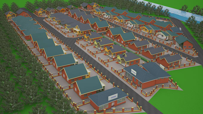 design and render master plan for you