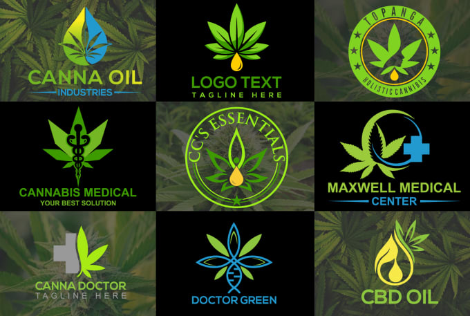 Do creative cannabis hemp weed marijuana cbd oil logo by Unikart_fahad