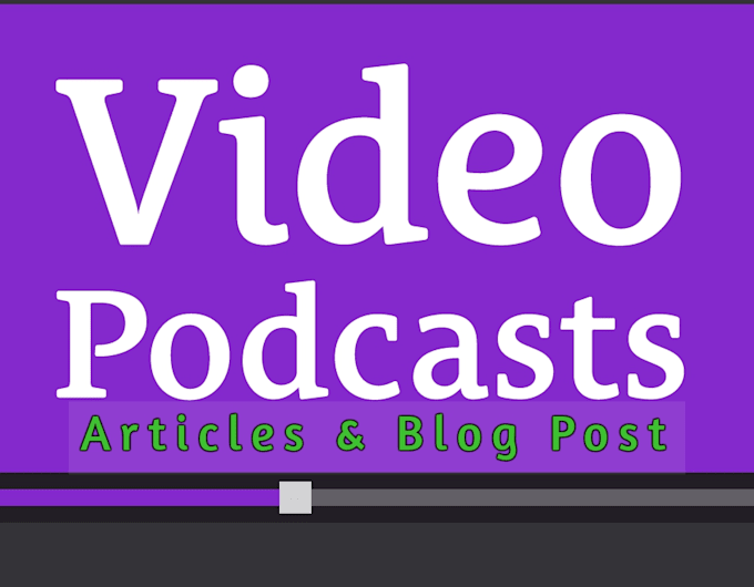 turn video, podcasts into catchy SEO articles and blog