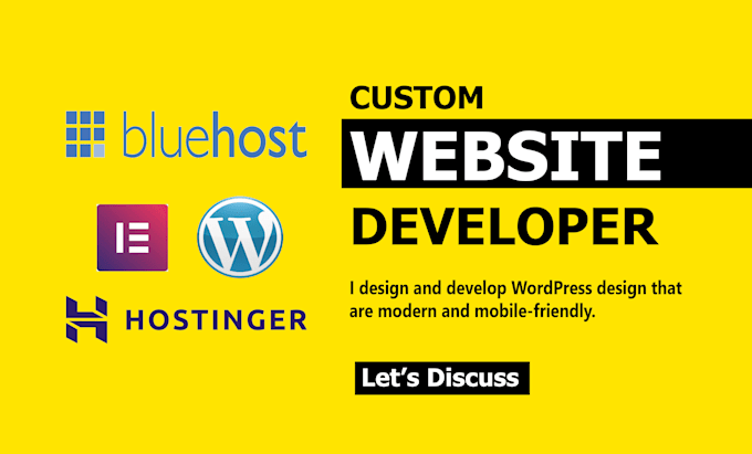 build a wordpress website using hostinger or bluehost