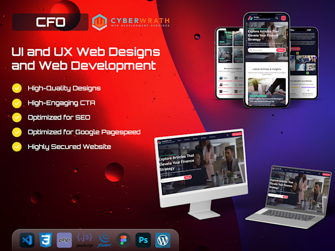 do wordpress website development with optimized speed and security