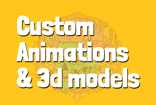 make 3d model and animations