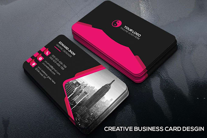 design luxury business card or letterhead