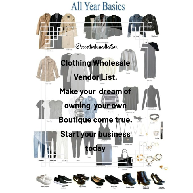 clothing vendor websites