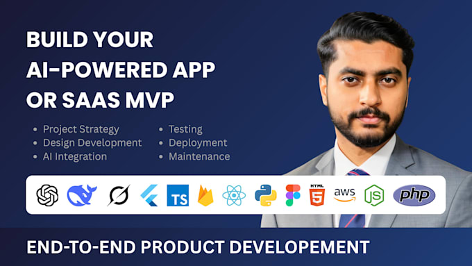 build ai saas, mvps, software product from idea to launch