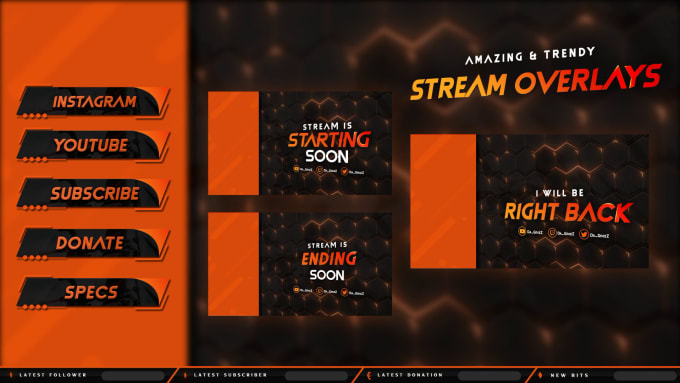 Design twitch overlay, panels, offline screen and more by Thedeadend007 ...