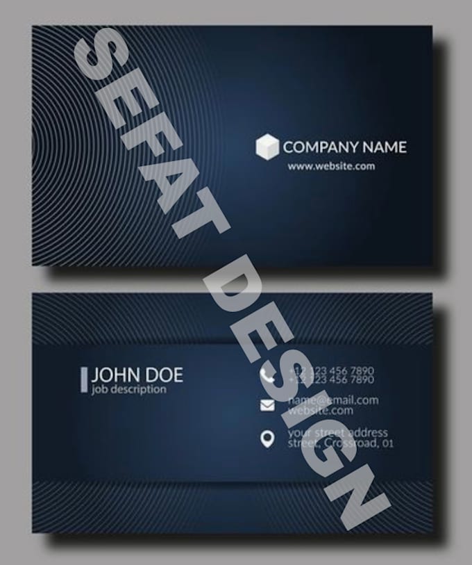 do professional business card design