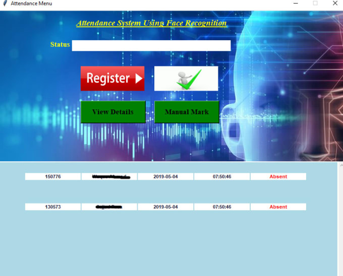 Face Recognition Attendance System Using Python Face Recognition - Vrogue