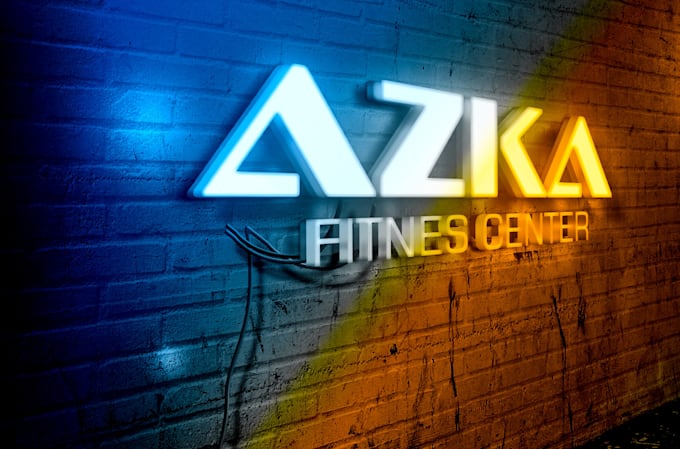 design neon logo or neon text effect, or neon icons