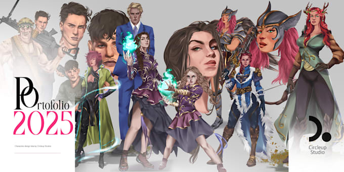make your fantasy character design idea concept