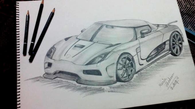 Do Pencil Sketch Illustration In My Style By Maria1210