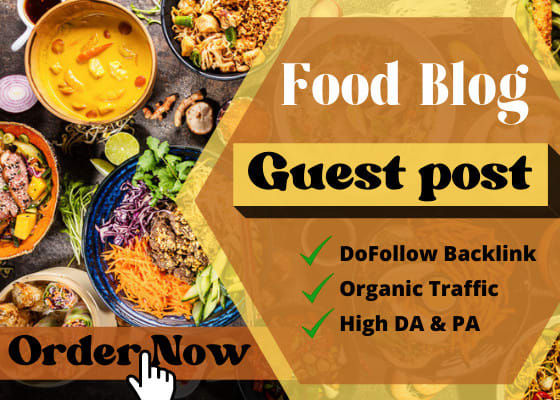 publish guest post on a high quality food blog