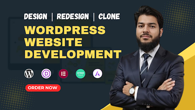 design or redesign wordpress website with divi or elementor pro