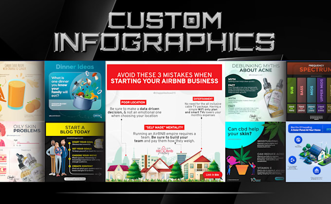 design custom posts or infographics for instagram
