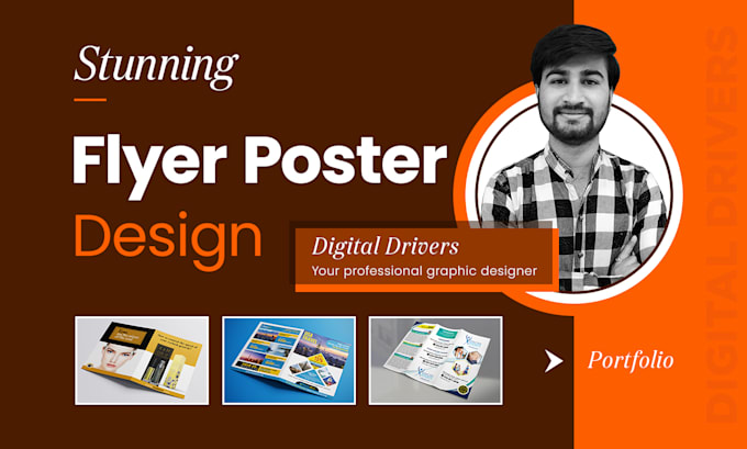 do custom flyer design or poster