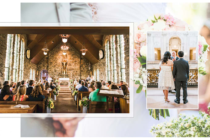 do professional and unique wedding album designs