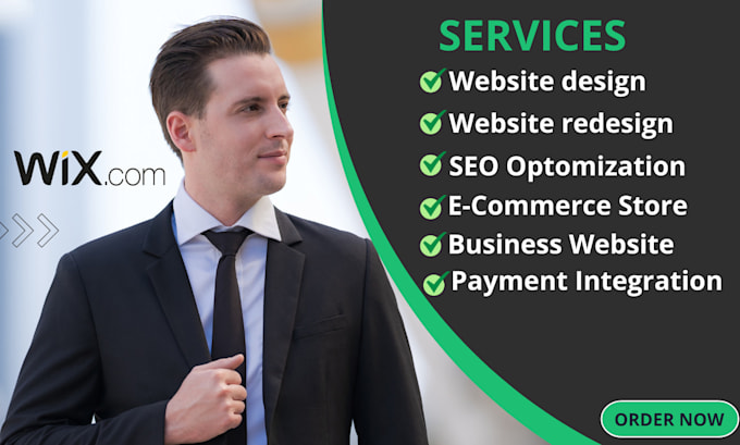 design mobile responsive wix website, redesign wix website