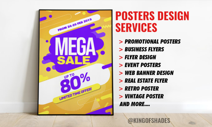 design a modern custom event poster for your business