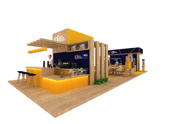 create 3d innovative exhibition stand concepts