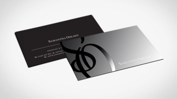 Design and print spot uv varnish embossed business card by Arianxdesign | Fiverr