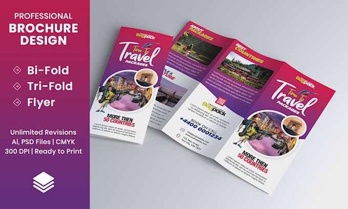 create a professional brochure design