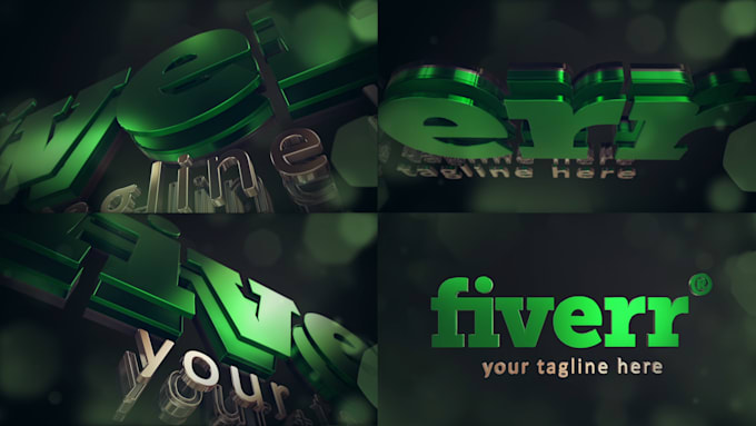 create cinematic 3d logo animation