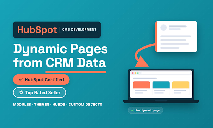 build hubspot modules, themes, hubdb, and custom object pages