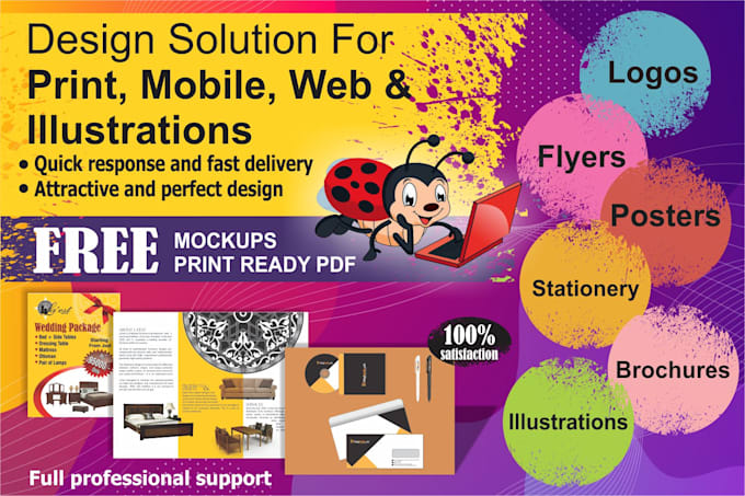 fulfill your graphic design needs within 36 hours