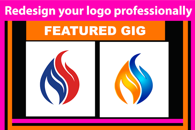 design modern minimalist logo or redesign