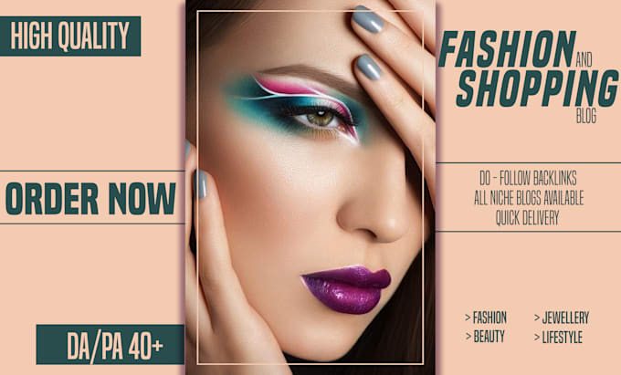 create fashion and shopping HQ guest post with da 40
