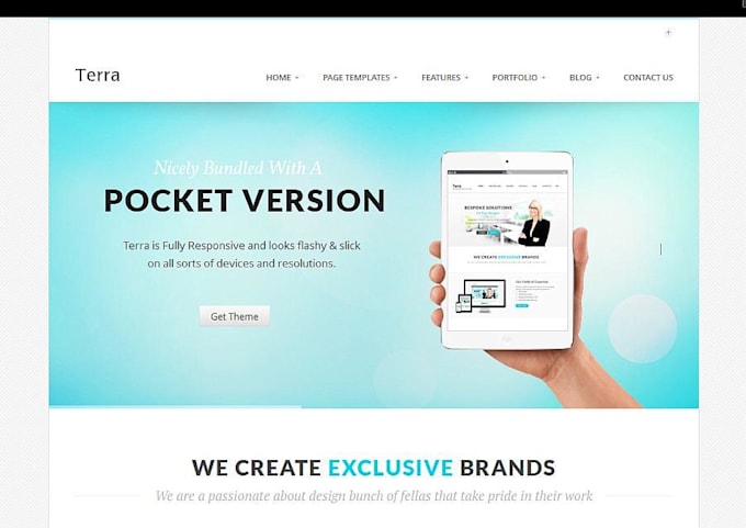 create a professional, responsive wordpress website