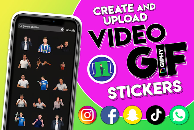 turn your video in GIF sticker for instagram stories and giphy