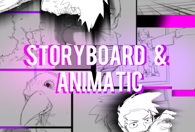 Draw storyboard and animatic for animation by Zuddii | Fiverr