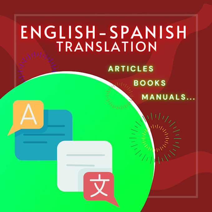 translate documents or books into spanish or viceversa