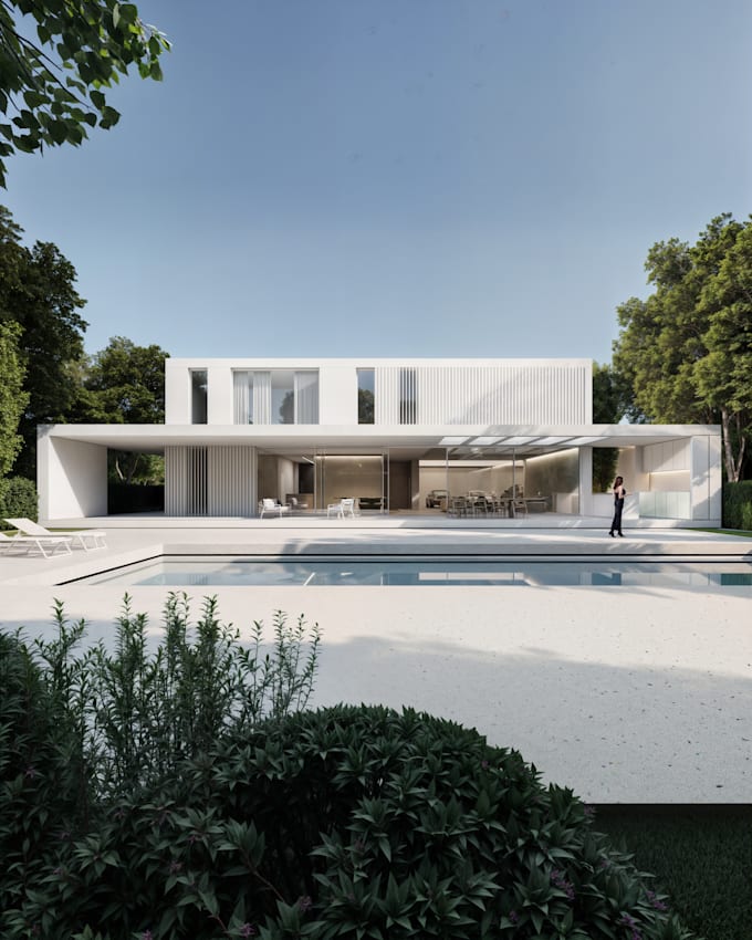 render your exterior villa project
