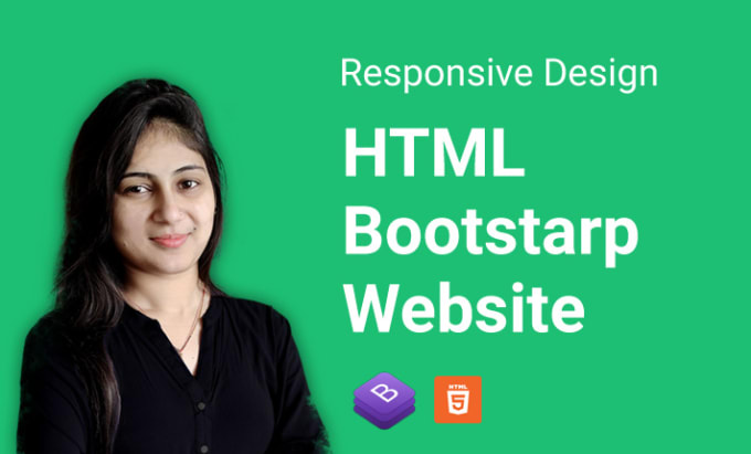 Responsive HTML Bootstrap Website Design