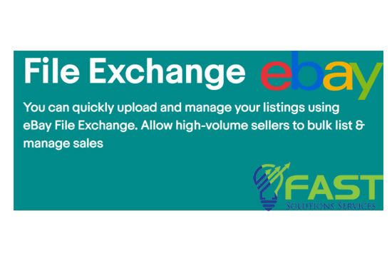 do listing on ebay via CSV file exchange