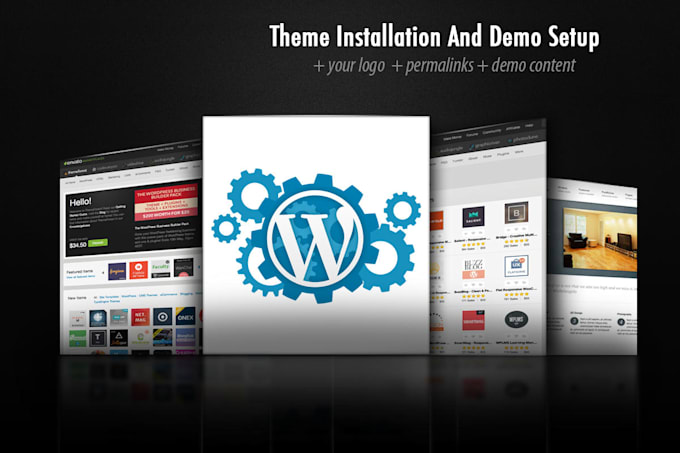 setup any wordpress theme plugin including customization