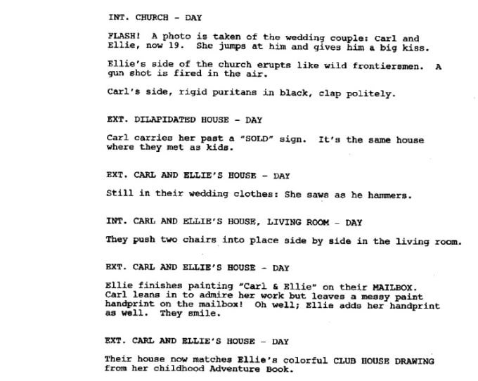 film script of the eyes have it