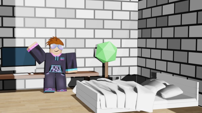 how to make a roblox gfx with rooms