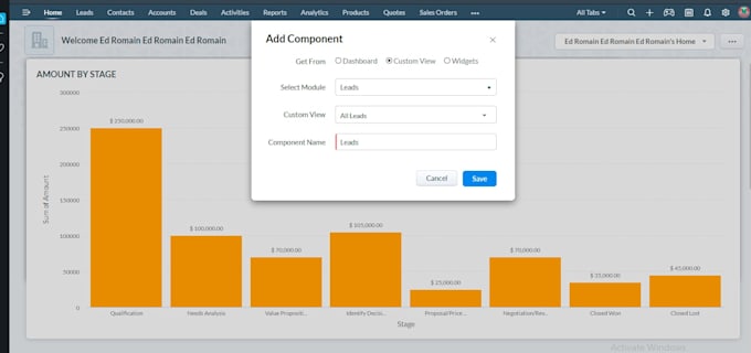 build zoho analytics dashboard and zoho analytics reports